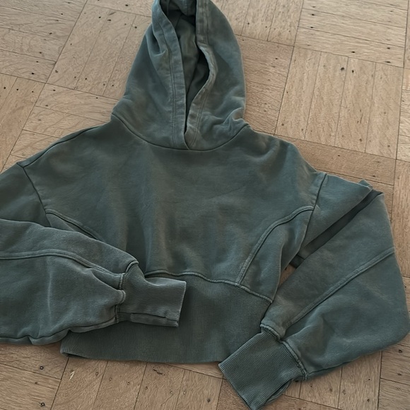 OFFLINE By Aerie Throw-Back Cropped Sweatshirt Sizw XS - Picture 5 of 9